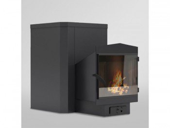 ПІЧ ДЛЯ САУНИ КЛАСИК 30 М³ ЗІ СКЛОМ 400*400