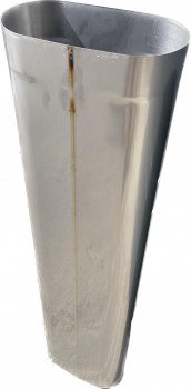 Труба овальна  0,5мм 120*240 нерж 321 0,8мм