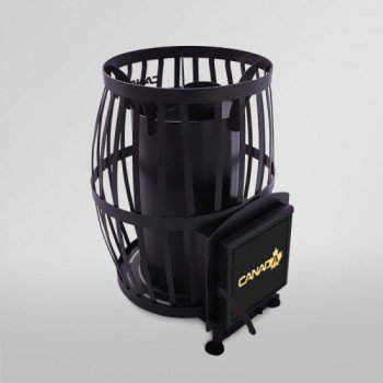 Піч для лазні Бочка 30 м³ без виносу