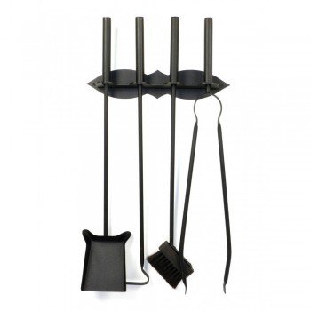 НАБІР ДЛЯ КАМІНА НАСТІННИЙ "ВУЛКАН", 4 ІНСТРУМЕНТИ