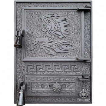Дверцята пічні "Versace WG" 370х485 мм Чавунна