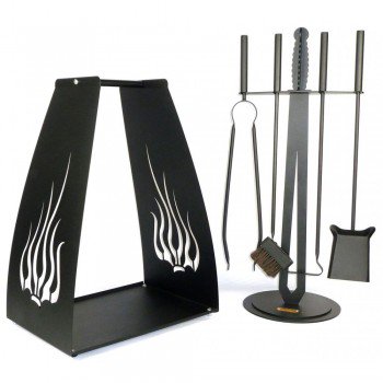 КАМІННИЙ НАБІР "ЕКСКАЛІБУР М" ТА ДРОВНИЦЯ "ПОЛУМ'Я"