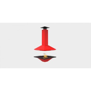 Дизайнерський камін Traforart Central Gaia Without Close System