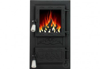 Дверцята пічні зі склом Iron Fire "MORIS" 310х520 мм