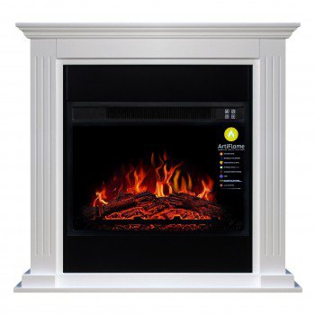 ЕЛЕКТРОКАМІН З ПОРТАЛОМ ARTIFLAME MARTA AF23 БІЛИЙ Б'ЯНКО