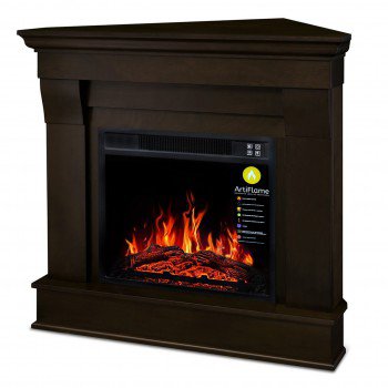 ЕЛЕКТРОКАМІН З ПОРТАЛОМ КУТОВИЙ ARTIFLAME ALBION CORNER AF23 ВЕНГЕ