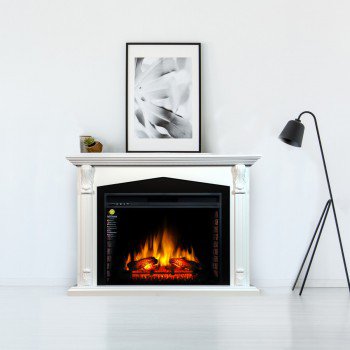 ЕЛЕКТРОКАМІН З ПОРТАЛОМ ARTIFLAME PRAGA AF33 БІЛИЙ Б'ЯНКО