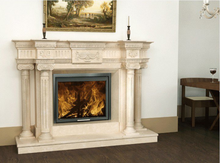 Портал для каміна (облицювання) Вашингтон Crema Marfil