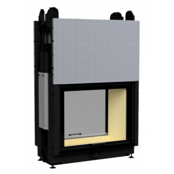 Повітряна камінна топка Gavryliv&Sons 90x75 тунельна подвійна гільйотина (4см шамот)