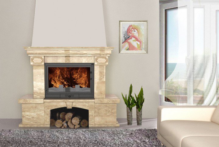 Портал для каміна (облицювання) Барбара