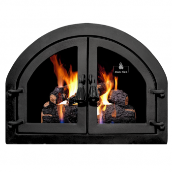 Дверцята для каміна печі барбекю "SABINA" 550х410 мм