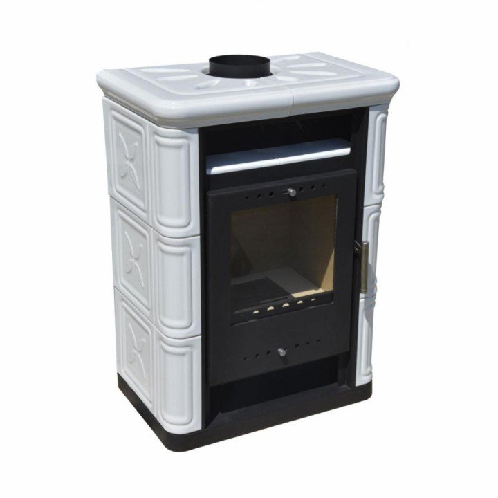 Сталева піч NORDFLAM ARTA EKO WHITE