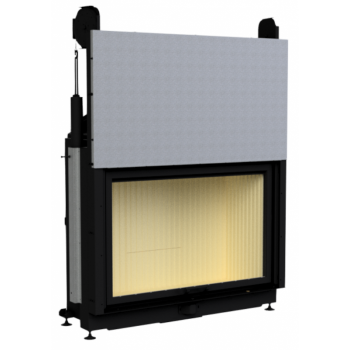 Повітряна камінна топка Gavryliv&Sons 120x80 гільйотина (4см шамот)