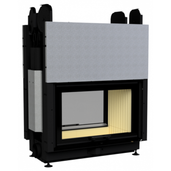 Повітряна камінна топка Gavryliv&Sons 80x52 тунельна подвійна гільйотина (4см шамот)