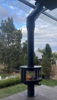 Дизайнерський камін Rocal Ronde Central