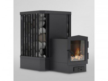 ПІЧ ДЛЯ САУНИ РЕБРО 30М³ З ВИНОСОМ ТА СКЛОМ 305*305