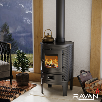 Піч-камін Ravan Monaco 7 кВт