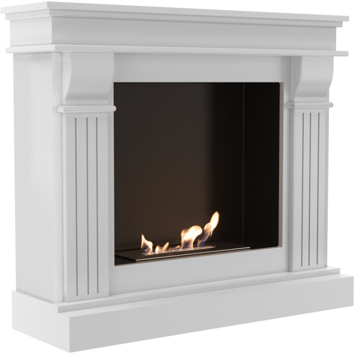 Біокамін Kratki AUGUST білий з сертифікатом TUV