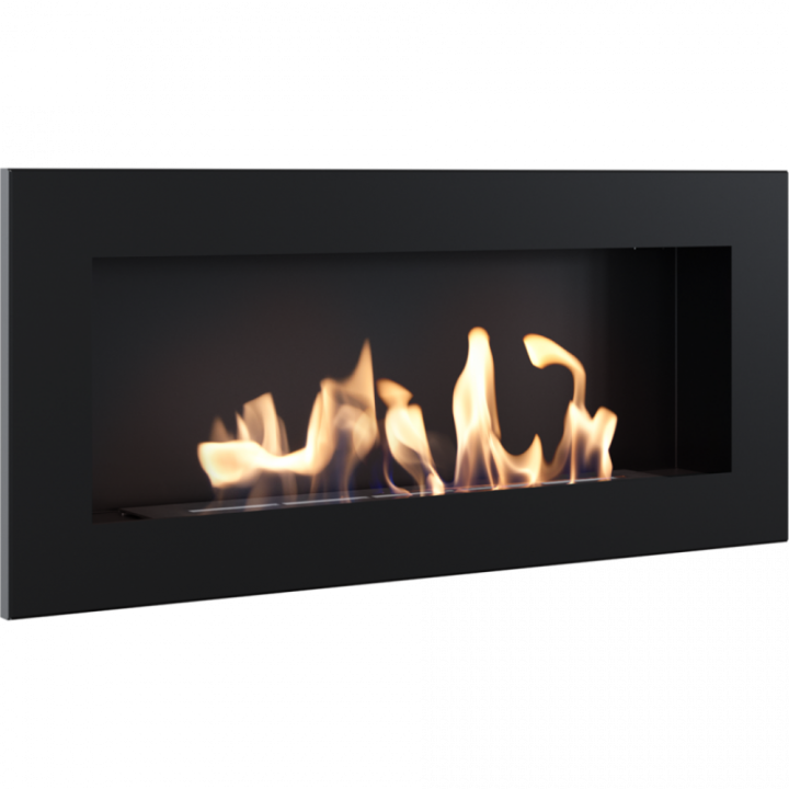 Біокамін Kratki DELTA 2 SLIM чорний з сертифікатом TUV