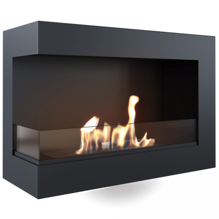 Біокамін Kratki DELTA 700 лівий з склом і з сертифікатом TUV