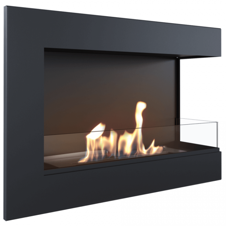 Біокамін Kratki DELTA 700 правий з склом і з сертифікатом TUV