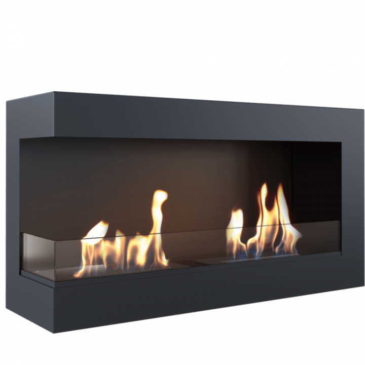 Біокамін Kratki DELTA 900 лівий з склом і з сертифікатом TUV