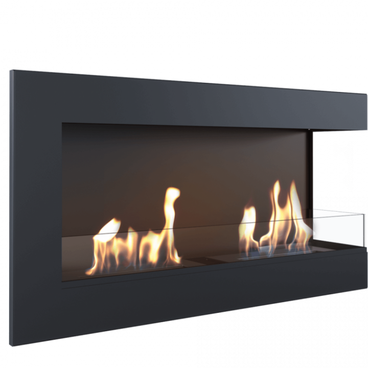 Біокамін Kratki DELTA 900 правий з склом і з сертифікатом TUV