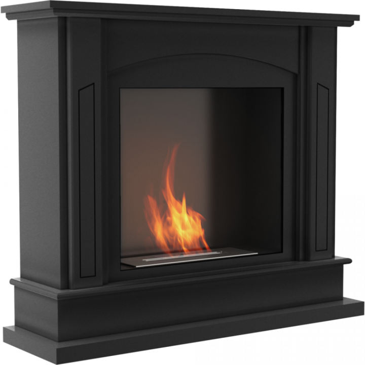 Біокамін Kratki FEBRUARY чорний з сертифікатом TUV