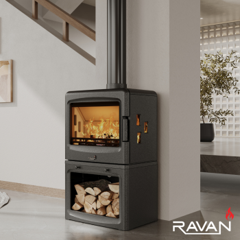 Чавунна  піч  Ravan Піч камін Nevada