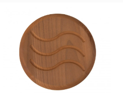 Заглушка Tesli вентиляційна d100 із термо, основа нерж.сталь