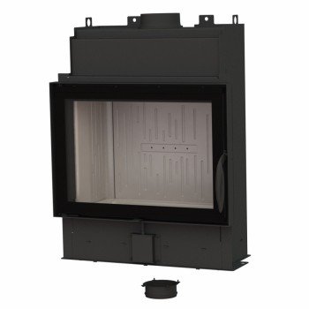 КАМІННА ТОПКА Fire Wolf 7 З ПРЯМИМ СКЛОМ