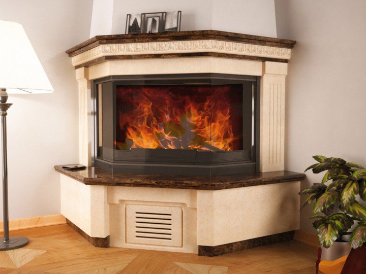 Портал для каміна (облицювання) Люблін кутовий