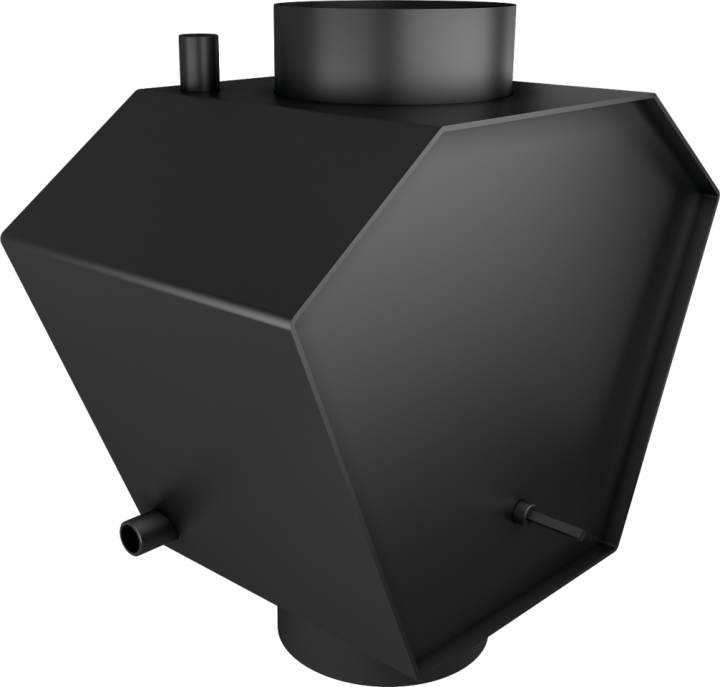 Димохідний теплообмінник з трубами