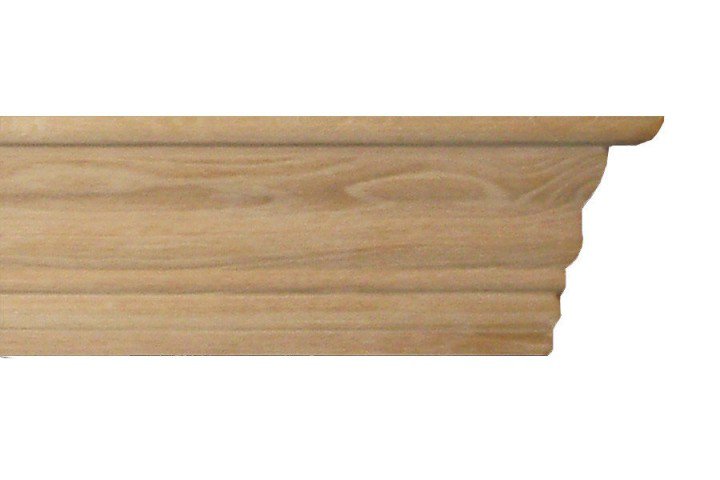 Балка дубова лакована фігурна велика №4