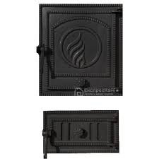 Дверцята пічні роздільні без скла "STYLE 35 WG" 350X390 мм