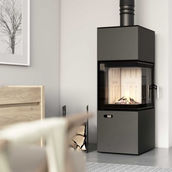 Сталева піч BOKAR Forum (9,2 kW) White Ceramtex