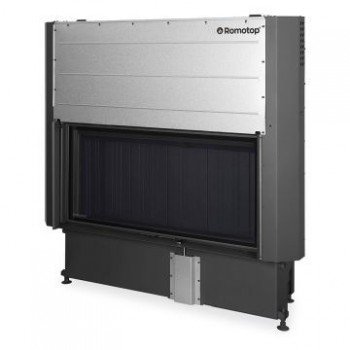 IMPRESSION 2g L 118.60.01 - камінна топка з подвійним склом, темний шамот