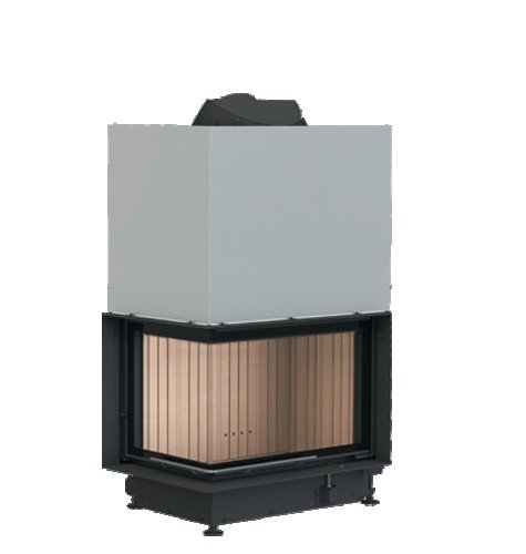 Камінна топка Brunner Architektur-Eck-Kamin 45/67/44 ліве бічне скло з гільйотиною