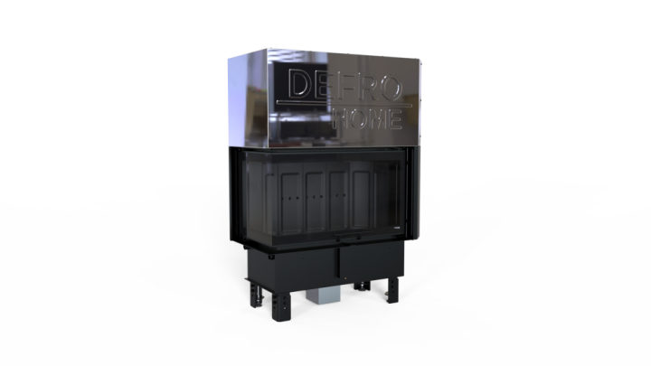 Камінна топка DEFRO Home INTRA ME BL G (чорний шамот)