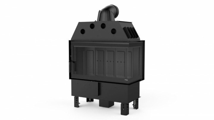 Камінна топка DEFRO Home INTRA ME BP (чорний шамот)