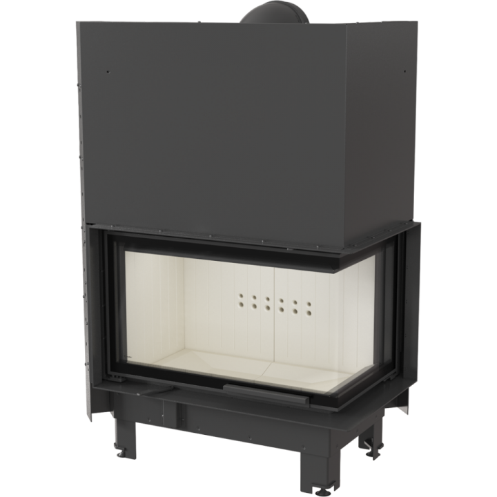 Камінна топка MBO 15 права BS гільйотина гнуте скло