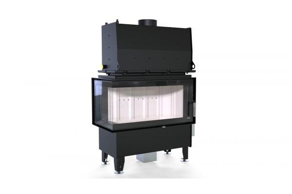 Камінна топка з водним контуром DEFRO Home RIVA ME BL SHORT