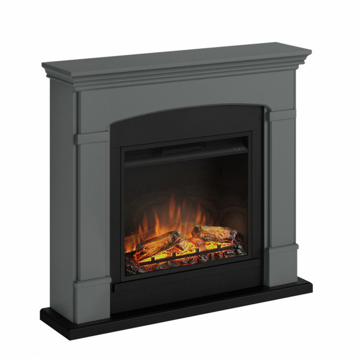 КАМІНОКОМПЛЕКТ TAGU HELMI СІРИЙ