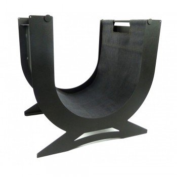 КОШИК ДЛЯ ДРОВ, ДРОВНИЦЯ ДЛЯ КАМІНА, ДЛЯ ПЕЧІ "ЗЕВС", З СУМКОЮ ІЗ МІЦНОЇ ТКАНИНИ