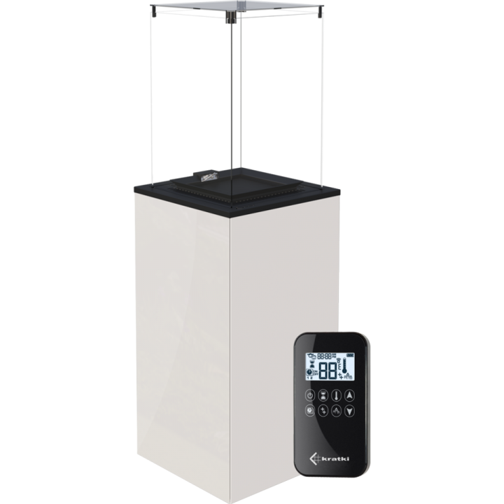 Обігрівач газовий PATIO білий пульт