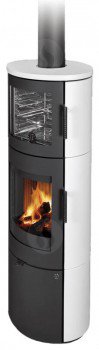 LUGO N 01 BF кераміка - піч-камін з духовкою