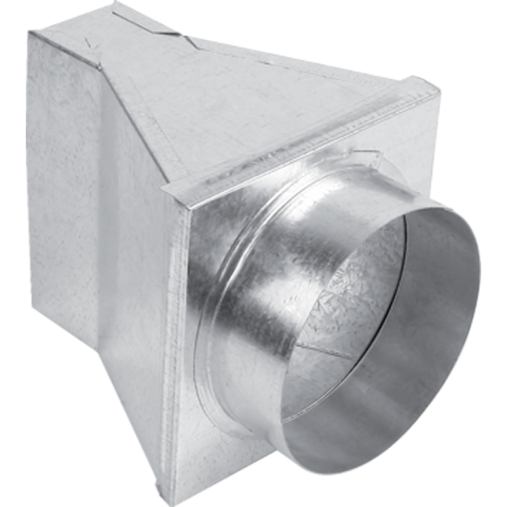 Перехідник канал-труба 180 ° 125