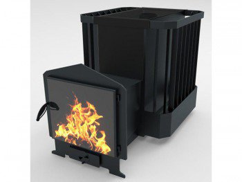 ПІЧ ДЛЯ САУНИ РЕБРО 30М³ З ВИНОСОМ ТА СКЛОМ 400*400