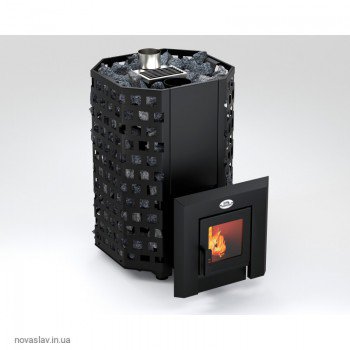 Піч-Кам'янка Новаслав Гейзер ПКС-01 зі склом