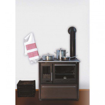 Опалювально варильна піч з водяним контуром Plamen Termo Glas